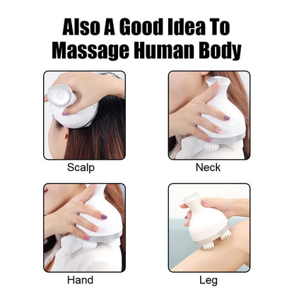 Portable Rechargeable Relexing Scalp Massager