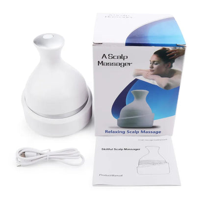 Portable Rechargeable Relexing Scalp Massager