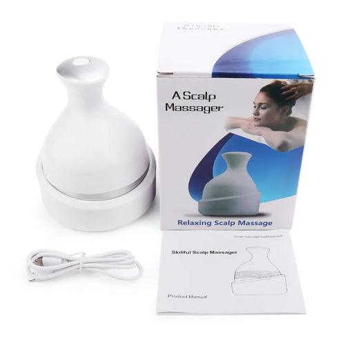 Portable Rechargeable Relexing Scalp Massager
