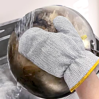 Steel Wire Cleaning Gloves (Pair of 2 Per Pack)