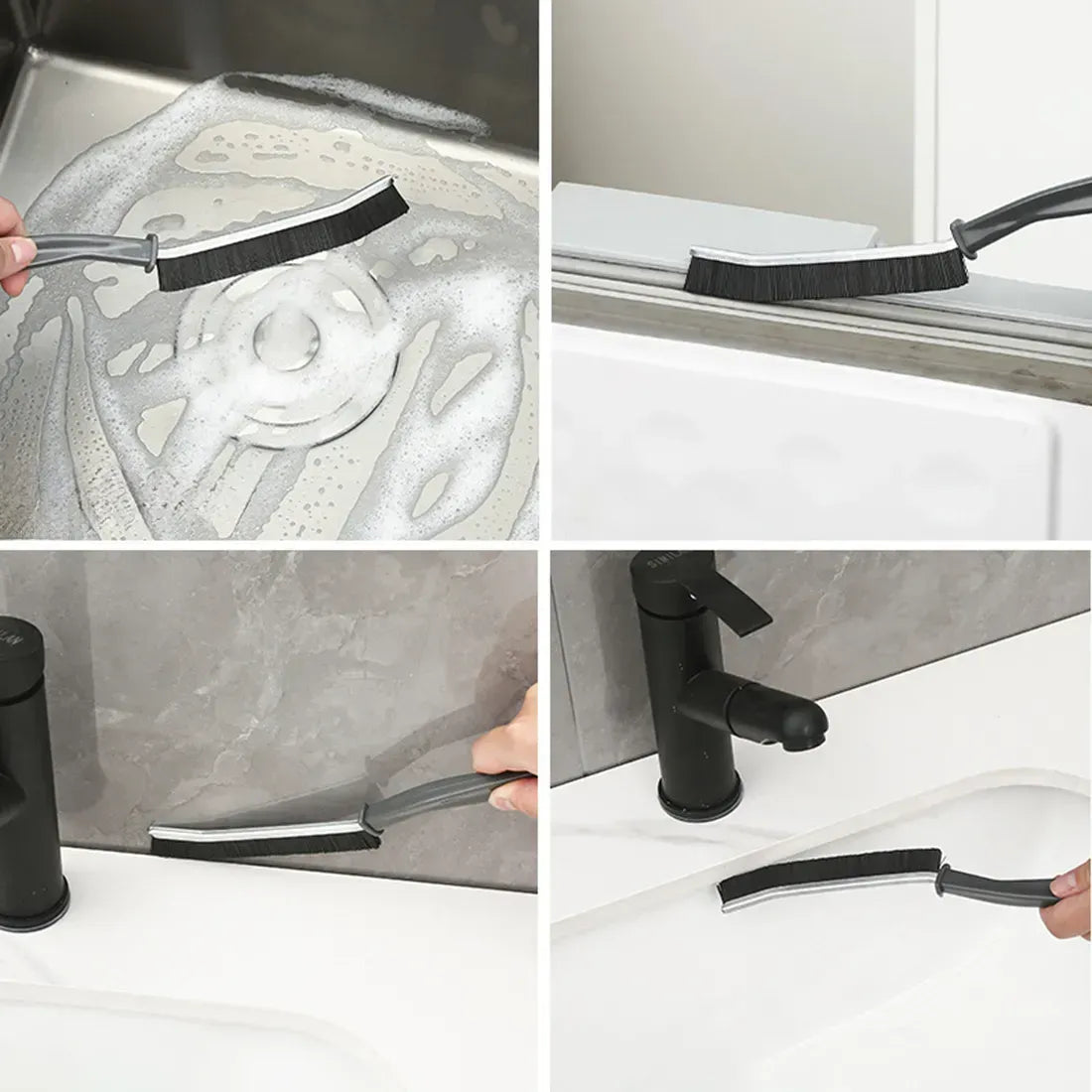 Hard Bristled Crevice Cleaning Brush